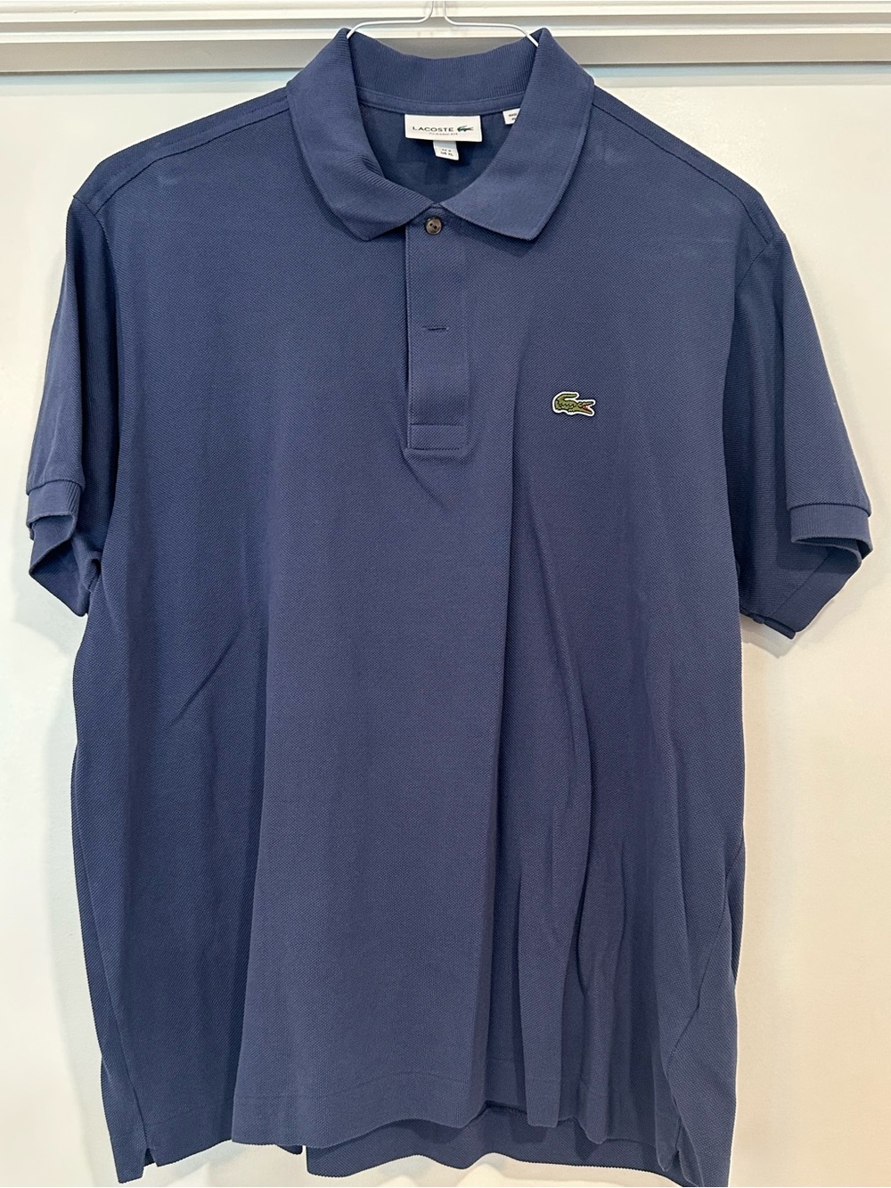 Lacoste Men’s Navy Short Sleeve Pique Polo XL
